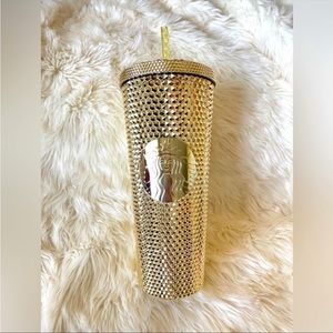 Starbucks Gold Studded Tumbler